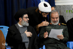 مراسم چهلمین روز شهادت سرداران مقاومت در قم