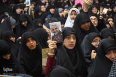 مراسم چهلمین روز شهادت سرداران مقاومت در قم