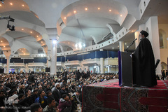 مراسم چهلمین روز شهادت سرداران مقاومت در قم