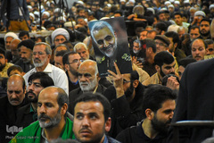 مراسم چهلمین روز شهادت سرداران مقاومت در قم
