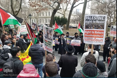 ادامه تجمعات اعتراضی علیه «معامله قرن» در جهان