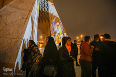 نور افشانی میدان آزادی به مناسبت سالروز پیروزی انقلاب اسلامی