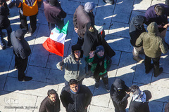 حماسه یوم الله ۲۲ بهمن از نمای برج آزادی