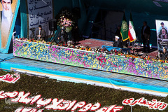 حماسه یوم الله ۲۲ بهمن از نمای برج آزادی