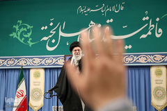 دیدار مداحان اهل‌بیت علیهم‌السلام با رهبر انقلاب