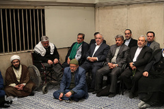 دیدار مداحان اهل‌بیت علیهم‌السلام با رهبر انقلاب