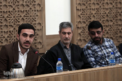 دیدار جمعی از دل باختگان سردار دلها از جمهوری آذربایجان با ابوذر ابراهیمی ترکمان، رئیس سازمان فرهنگ و ارتباطات اسلامی