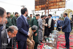 رونمایی از تندیس سردار سلیمانی در اهواز