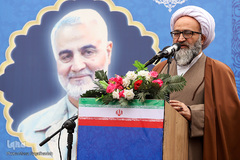 رونمایی از تندیس سردار سلیمانی در اهواز