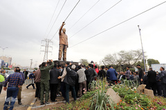 رونمایی از تندیس سردار سلیمانی در اهواز