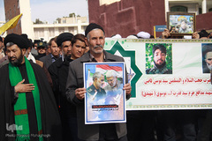 تشییع شهید مدافع حرم "سید قدرت موسوی" در سمنان