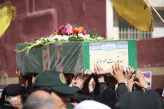 تشییع شهید مدافع حرم "سید قدرت موسوی" در سمنان