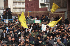 تشییع شهید مدافع حرم "سید قدرت موسوی" در سمنان