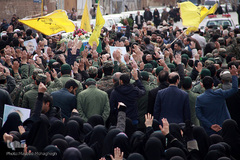 تشییع شهید مدافع حرم "سید قدرت موسوی" در سمنان