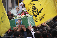 تشییع شهید مدافع حرم "سید قدرت موسوی" در سمنان