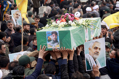 تشییع شهید مدافع حرم "سید قدرت موسوی" در سمنان