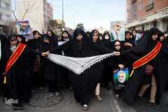 تشییع شهید مدافع حرم "سید قدرت موسوی" در سمنان