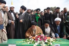 تشییع شهید مدافع حرم "سید قدرت موسوی" در سمنان