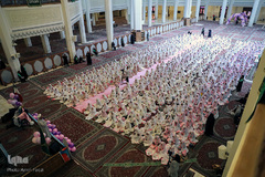 جشن تكلیف دانش‌آموزان شیرازی در حرم شاهچراغ(ع)