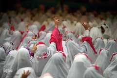 جشن تكلیف دانش‌آموزان شیرازی در حرم شاهچراغ(ع)