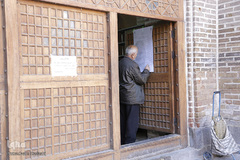 حضور مردم قزوین در پای صندوق های رأی