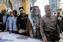 حضور مردم اهواز در پای صندوق‌های رأی