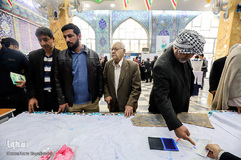 حضور مردم اهواز در پای صندوق‌های رأی