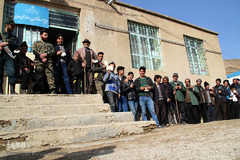 حضور پرشور و حماسی مردم مناطق عشایرنشین ارسباران و شهرستان اهر پای صندوق‌های رأی