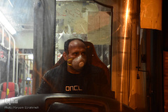 ضدعفونی ناوگان حمل و نقل عمومی تبریز