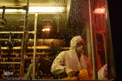 ضدعفونی ناوگان حمل و نقل عمومی تبریز