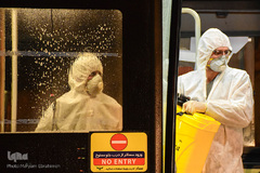 ضدعفونی ناوگان حمل و نقل عمومی تبریز