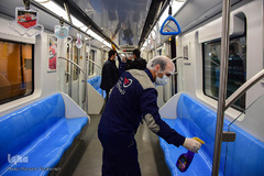 ضدعفونی ناوگان حمل و نقل عمومی تبریز