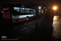 عملیات ضد عفونی کردن ناوگان حمل و نقل عمومی در تهران