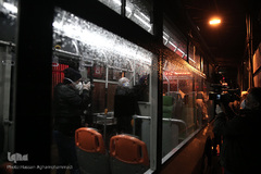 عملیات ضد عفونی کردن ناوگان حمل و نقل عمومی در تهران