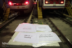 عملیات ضد عفونی کردن ناوگان حمل و نقل عمومی در تهران