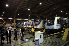 عملیات ضد عفونی کردن ناوگان حمل و نقل عمومی در تهران