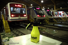 عملیات ضد عفونی کردن ناوگان حمل و نقل عمومی در تهران