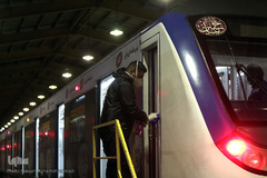 عملیات ضد عفونی کردن ناوگان حمل و نقل عمومی در تهران