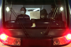 عملیات ضد عفونی کردن ناوگان حمل و نقل عمومی در تهران