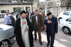 بازدید حجت‌الاسلام والمسلمین سیدعبدالفتاح نواب، نماینده ولی فقیه در امور حج و زیارت و سرپرست حجاج ایرانی از ایکنا