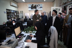 بازدید حجت‌الاسلام والمسلمین سیدعبدالفتاح نواب، نماینده ولی فقیه در امور حج و زیارت و سرپرست حجاج ایرانی از ایکنا