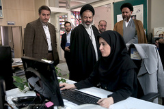 بازدید حجت‌الاسلام والمسلمین سیدعبدالفتاح نواب، نماینده ولی فقیه در امور حج و زیارت و سرپرست حجاج ایرانی از ایکنا