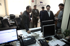 بازدید حجت‌الاسلام والمسلمین سیدعبدالفتاح نواب، نماینده ولی فقیه در امور حج و زیارت و سرپرست حجاج ایرانی از ایکنا