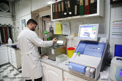 بخش ویژه بیماران کرونا در بیمارستان علی ابن ابیطالب (ع) قم