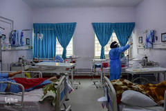 سربازان خط مقدم مبارزه با کرونا در بیمارستان سینای تبریز