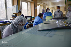 سربازان خط مقدم مبارزه با کرونا در بیمارستان سینای تبریز