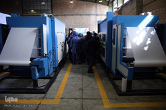 مراسم افتتاحیه خط تولید ماسک و مواد ضدعفونی کننده ستاد اجرایی فرمان امام(ره)