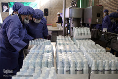 مراسم افتتاحیه خط تولید ماسک و مواد ضدعفونی کننده ستاد اجرایی فرمان امام(ره)