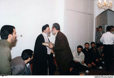 مرحوم علی اربابی و مرحوم حجت‌الاسلام ابوترابی‌فر