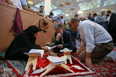 بازدید سیدعباس صالحی، وزیر فرهنگ و ارشاد اسلامی از بیست‌وهفتمین نمایشگاه بین‌المللی قرآن کریم
